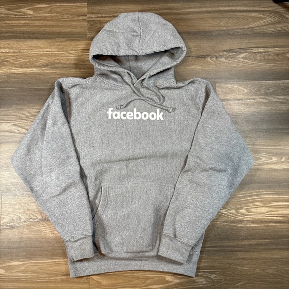 Facebook Employee MV Sport Pro Reverse Weave Sweatshirt Hoodie Size Small